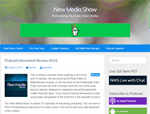 Tablet Screenshot of newmediashow.com